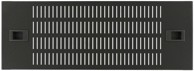 LANVIEW Ventilirana slijepa ploča za rack ormar RAB415BL, 19", 4U, crna